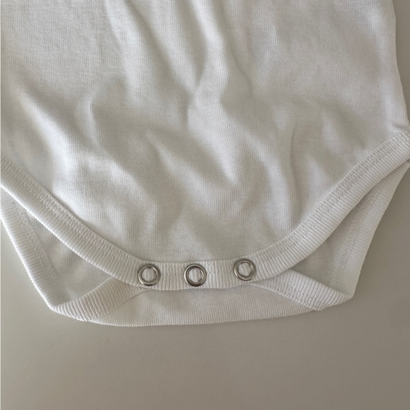 Amour White Long Sleeve Baby Bodysuit - Picture 7 of 7